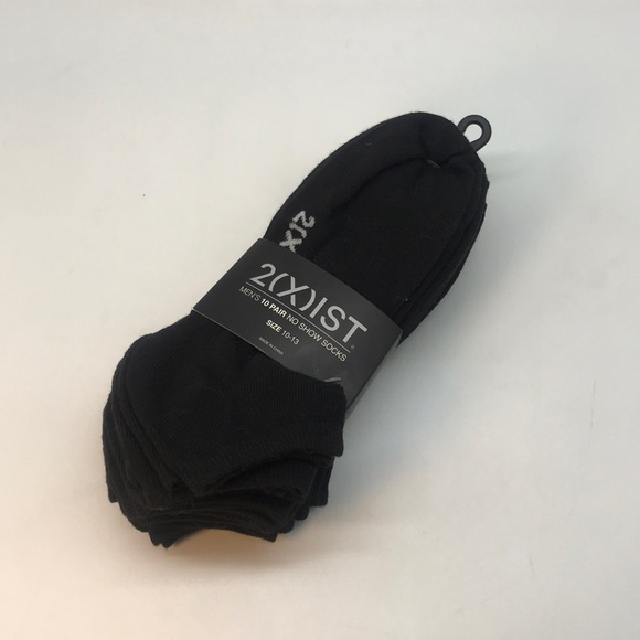 2(X)IST MENŚ 10 PAIR NO SHOW SOCKS - Picture 3 of 16